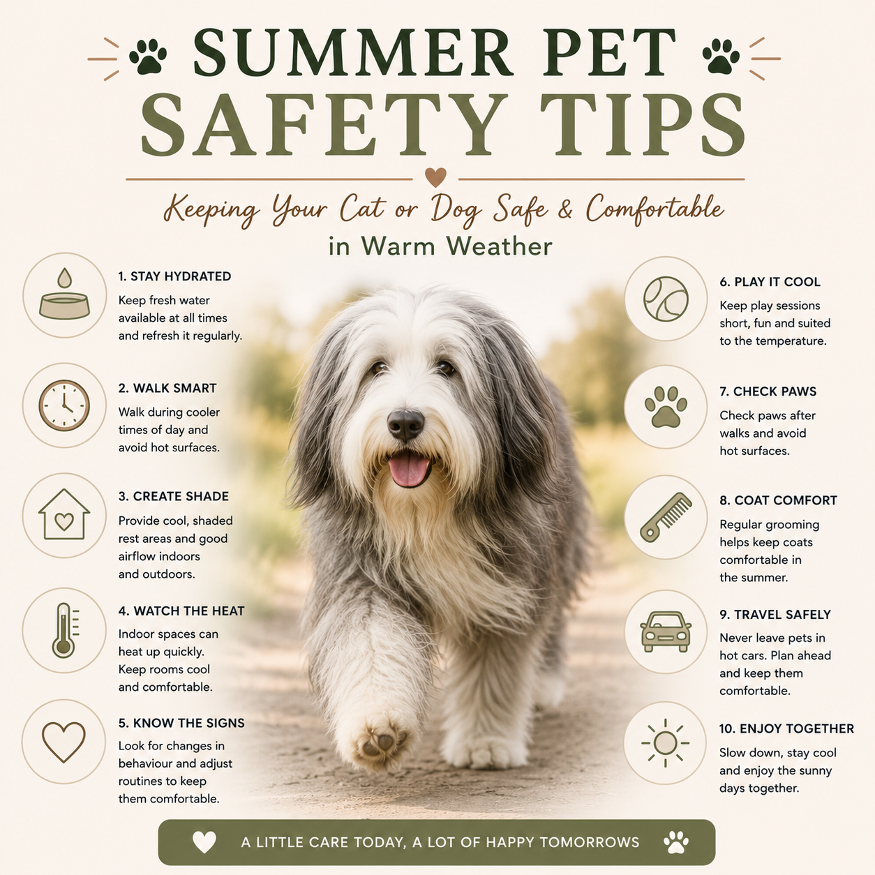 Summer Pet Safety Tips: Keeping Cats & Dogs Comfortable in Warm Weather