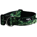 Pure Dog K9 5cm Tactical Dog Collar with Handle | Green Camo