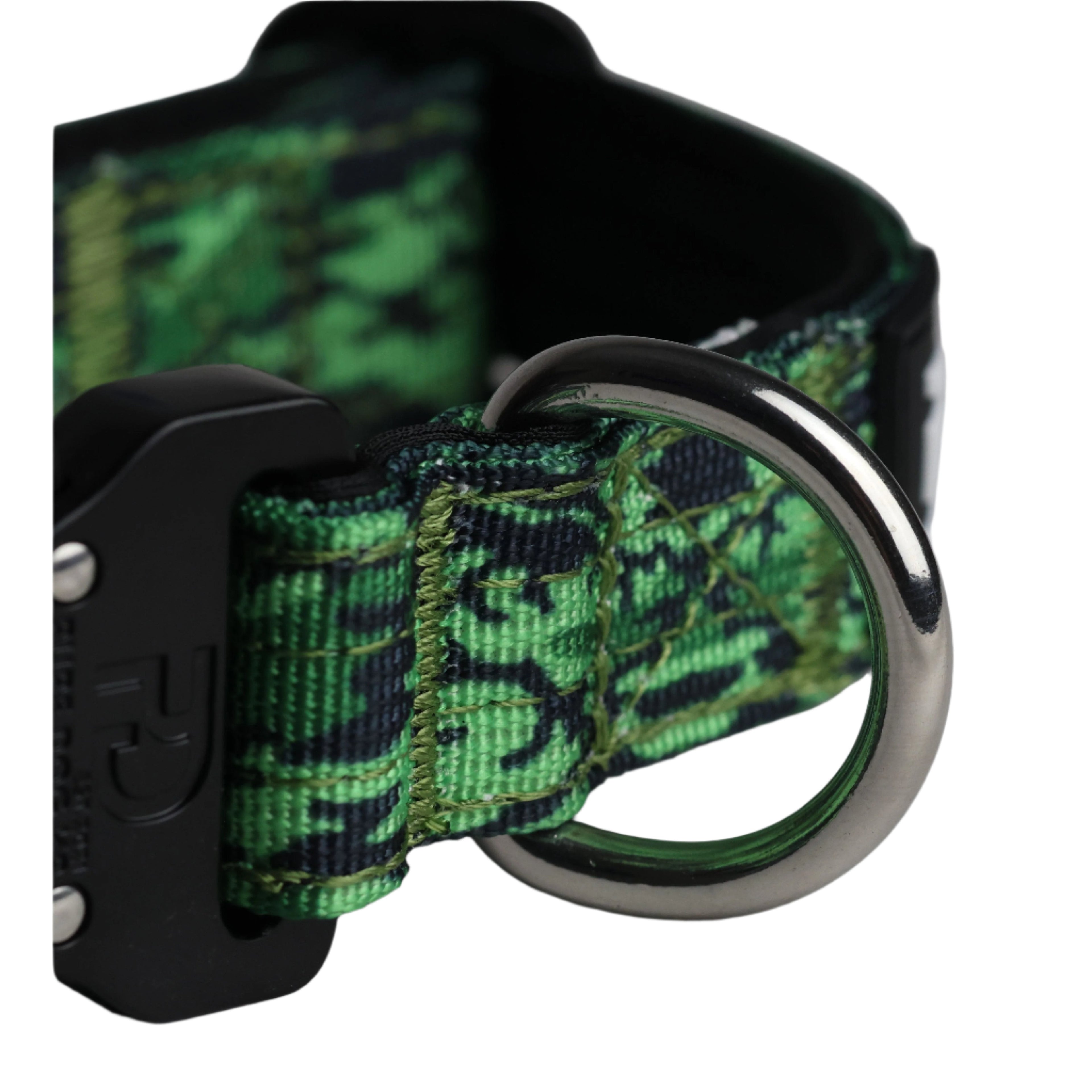 Pure Dog K9 2.5cm Tactical Dog Collar | Green Camo