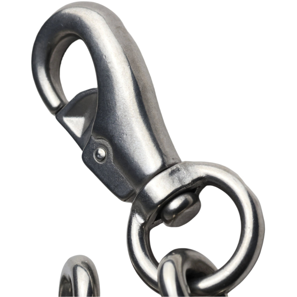 Pure Dog K9 Mighty Stainless Steel Chain Dog Lead | 80cm