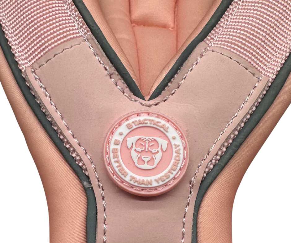 BTactical™ 2.5cm Slip-On Dog Harness | Pastel Pink