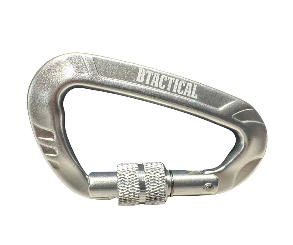 BTactical™ Aircraft-Grade Aluminium Carabiner Clip | Single