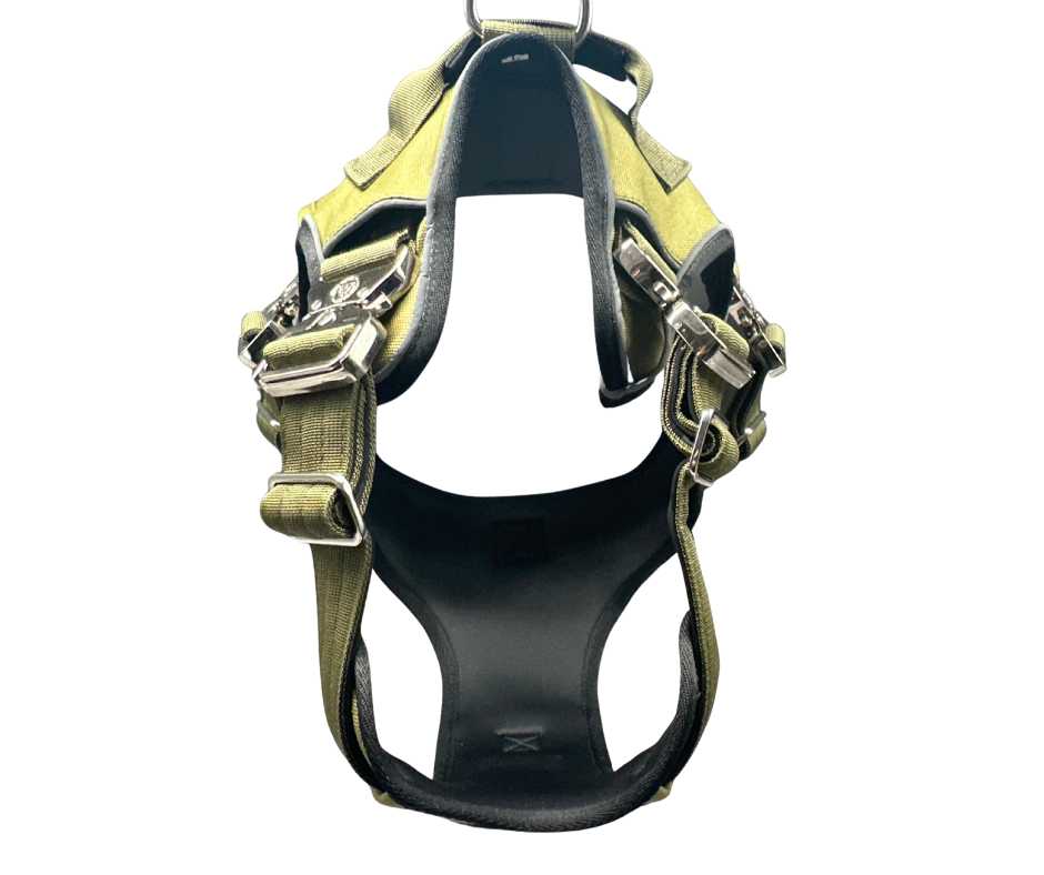 BTactical™ Ultimate No-Pull Dog Harness with Tracker Pocket | Khaki Green
