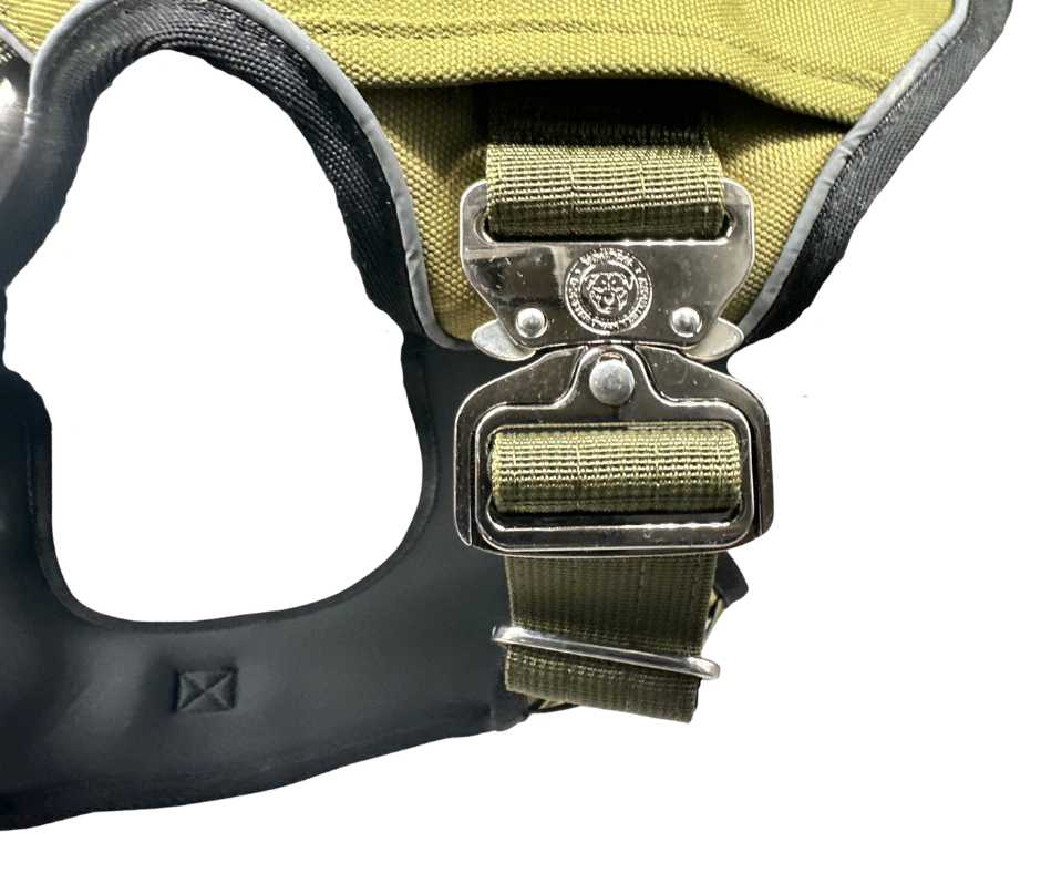 BTactical™ Ultimate No-Pull Dog Harness with Tracker Pocket | Khaki Green