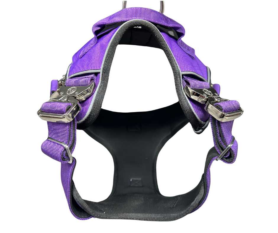 BTactical™ Ultimate No-Pull Dog Harness with Tracker Pocket | Lavender Purple