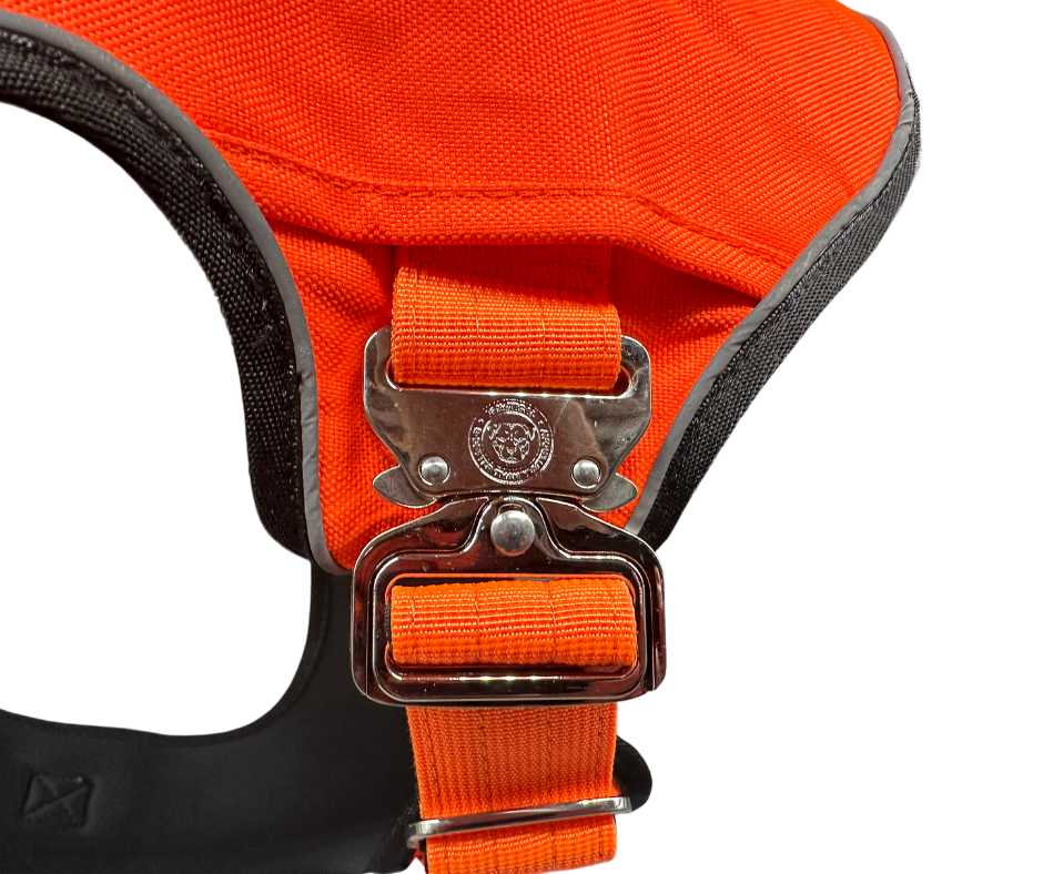 BTactical™ Ultimate No-Pull Dog Harness with GPS Tracker Pocket | Citrus Orange
