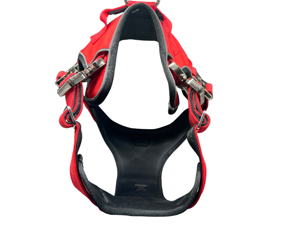 BTactical™ Ultimate No-Pull Dog Harness with Tracker Pocket | Citrus Red
