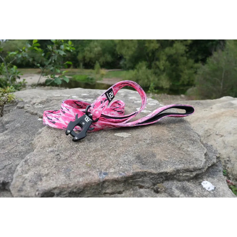 Pure Dog K9 Sport Dog Lead | Pink Camo | 150cm