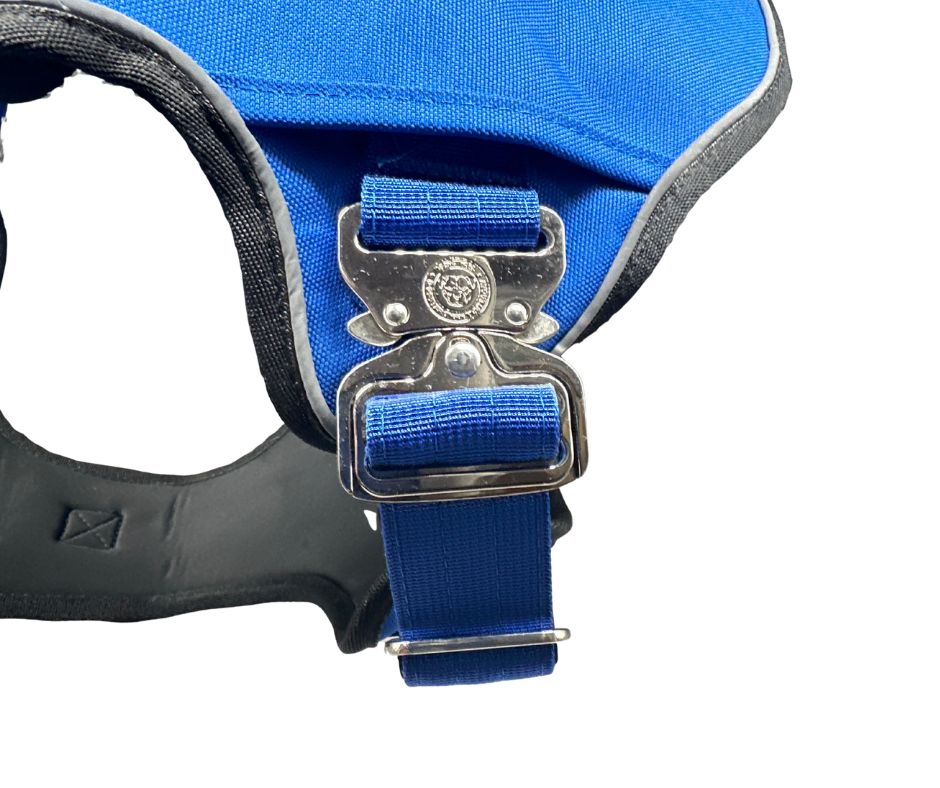 BTactical™ Ultimate No-Pull Dog Harness with Tracker Pocket | Royal Blue
