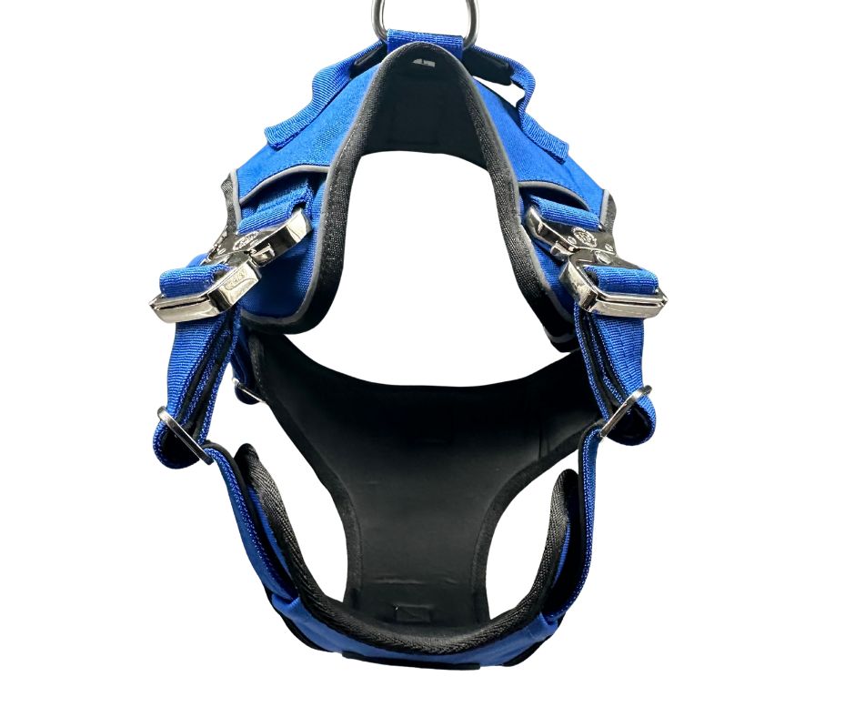 BTactical™ Ultimate No-Pull Dog Harness with Tracker Pocket | Royal Blue
