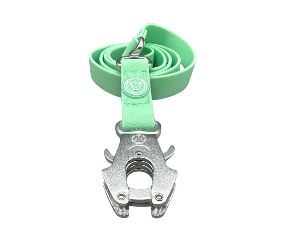 BTactical™ Waterproof PVC Frog Clip Dog Lead | Pastel Green