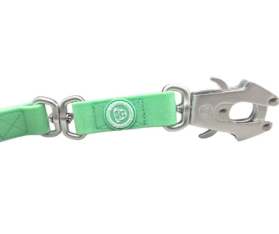 BTactical™ Waterproof PVC Frog Clip Dog Lead | Pastel Green