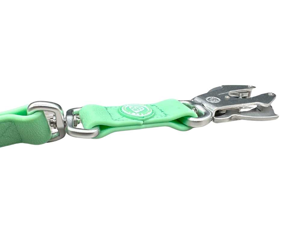BTactical™ Waterproof PVC Frog Clip Dog Lead | Pastel Green