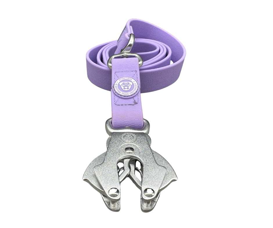 BTactical™ Waterproof PVC Frog Clip Dog Lead | Pastel Purple
