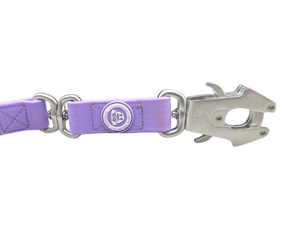 BTactical™ Waterproof PVC Frog Clip Dog Lead | Pastel Purple