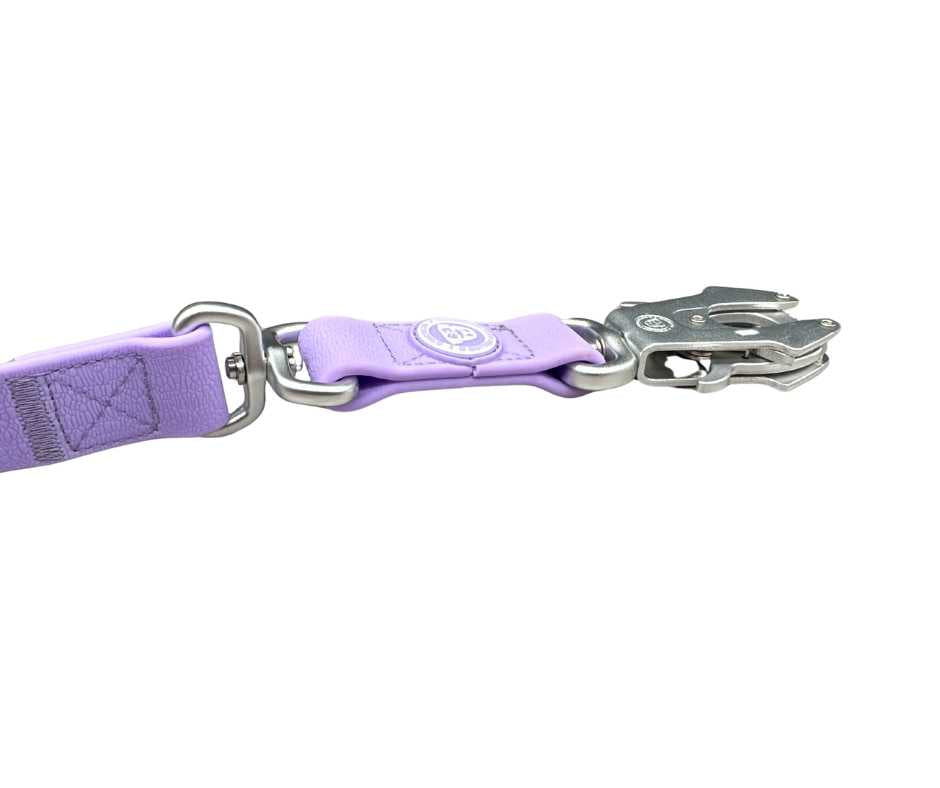 BTactical™ Waterproof PVC Frog Clip Dog Lead | Pastel Purple
