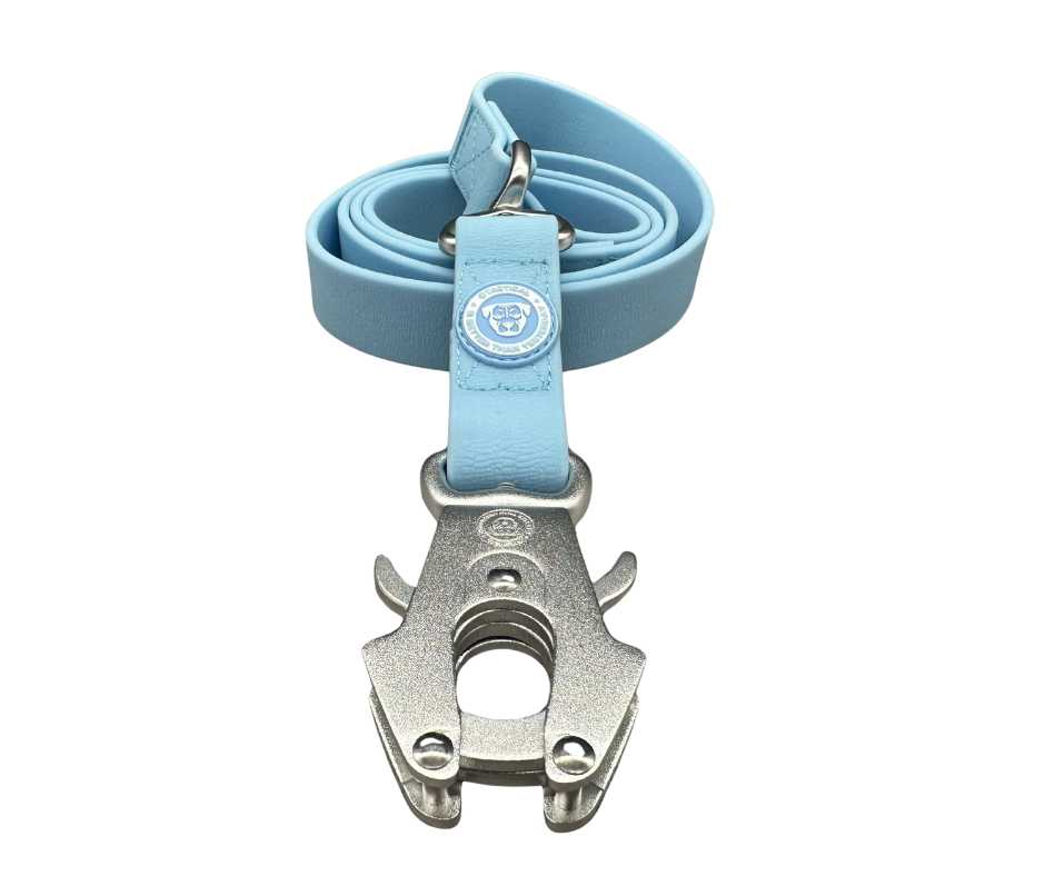 BTactical™ Waterproof PVC Frog Clip Dog Lead | Pastel Blue