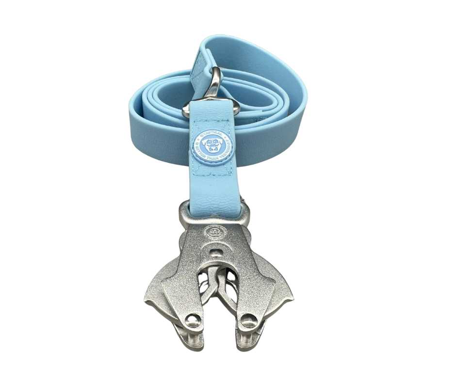 BTactical™ Waterproof PVC Frog Clip Dog Lead | Pastel Blue