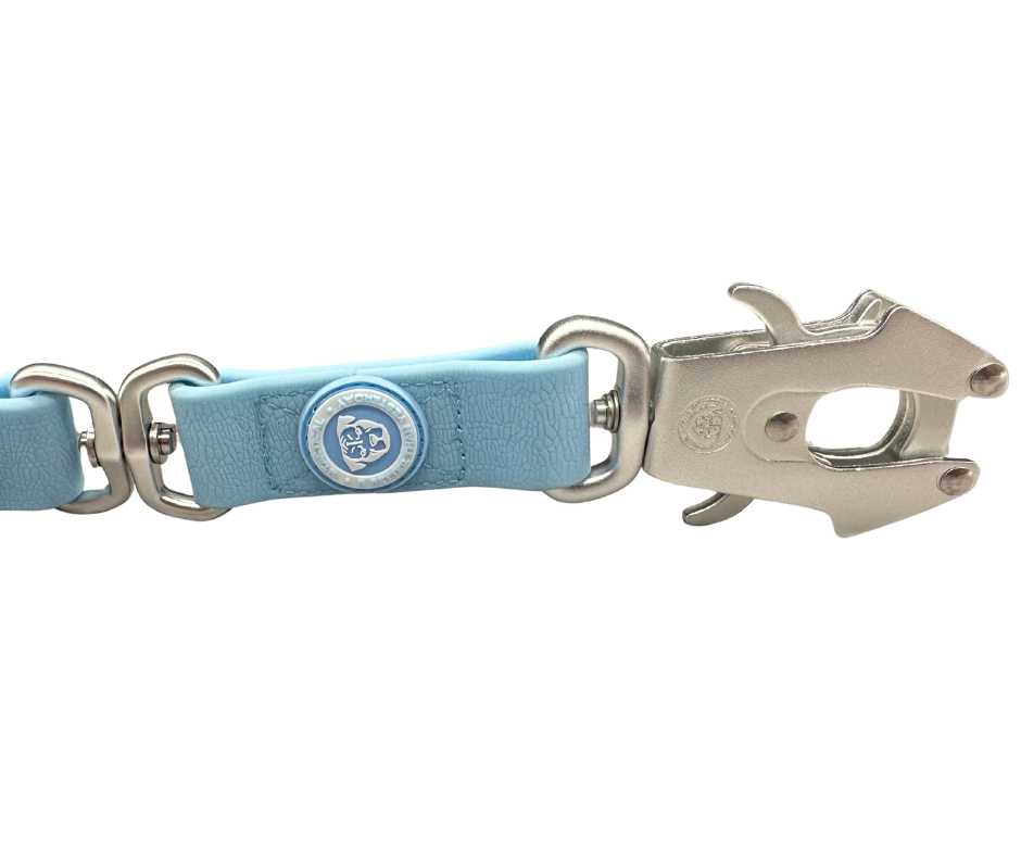 BTactical™ Waterproof PVC Frog Clip Dog Lead | Pastel Blue