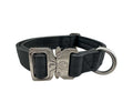 BTactical™ 2.5cm Tactical Dog Collar | Midnight Black