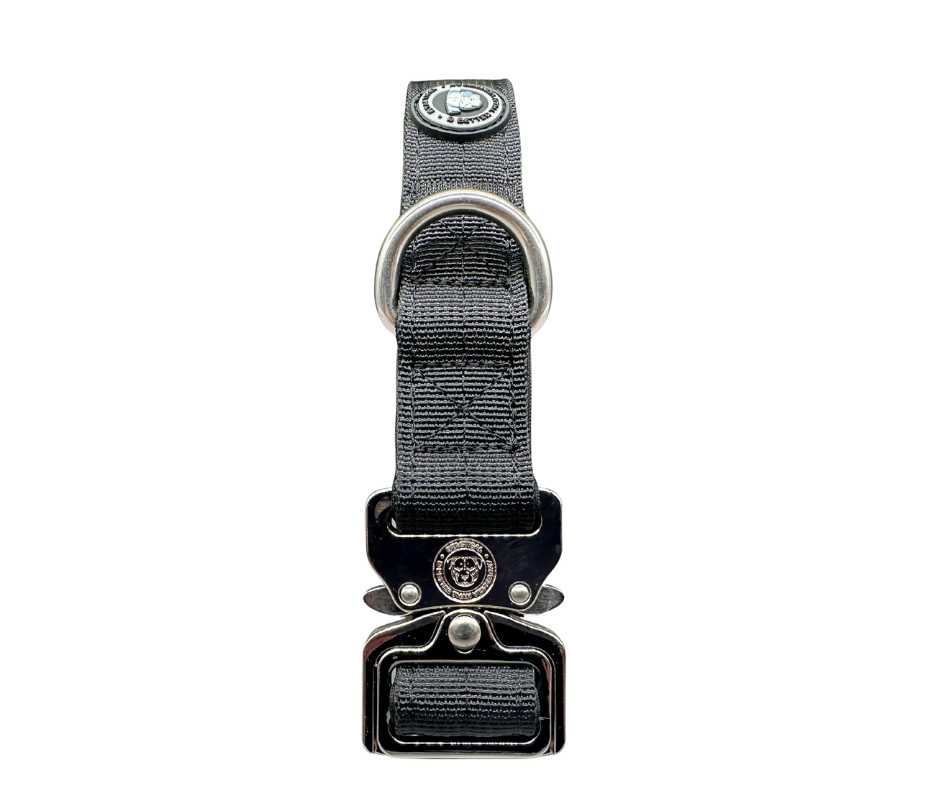 BTactical™ 2.5cm Tactical Dog Collar | Midnight Black