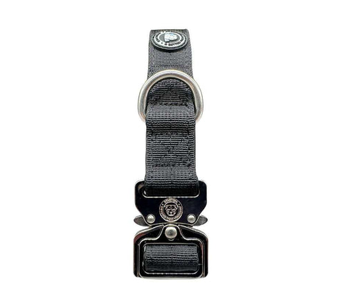 BTactical™ 2.5cm Tactical Dog Collar | Midnight Black