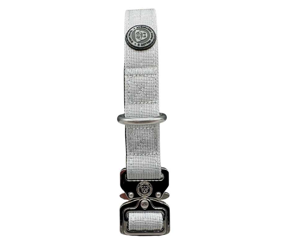 BTactical™ 2.5cm Tactical Dog Collar | Misty Grey