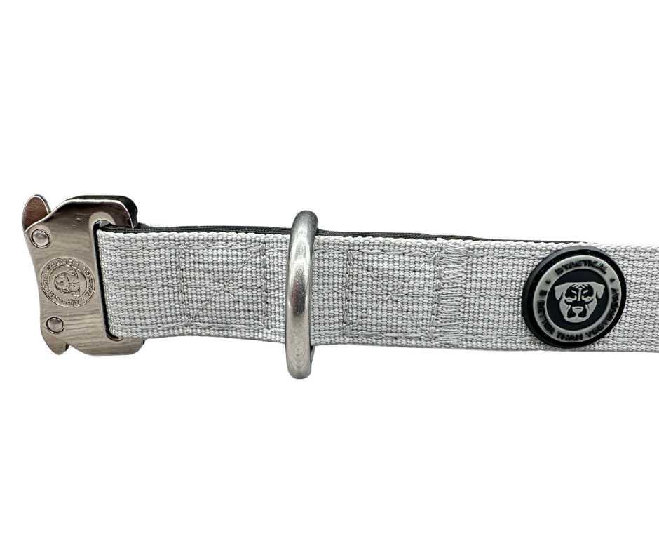 BTactical™ 2.5cm Tactical Dog Collar | Misty Grey