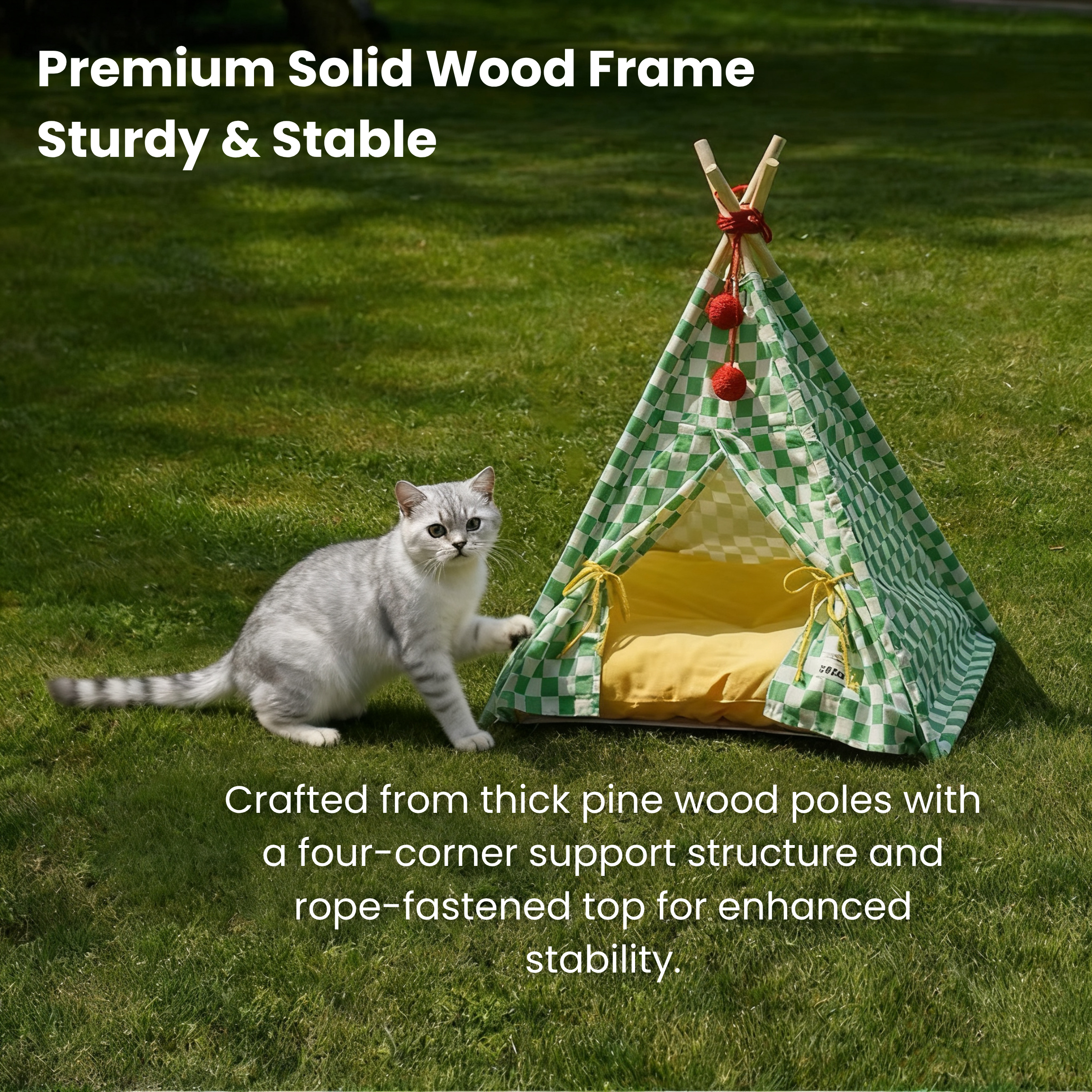 zeze Cat Camping Tent | Portable Indoor & Outdoor Cat Hideaway
