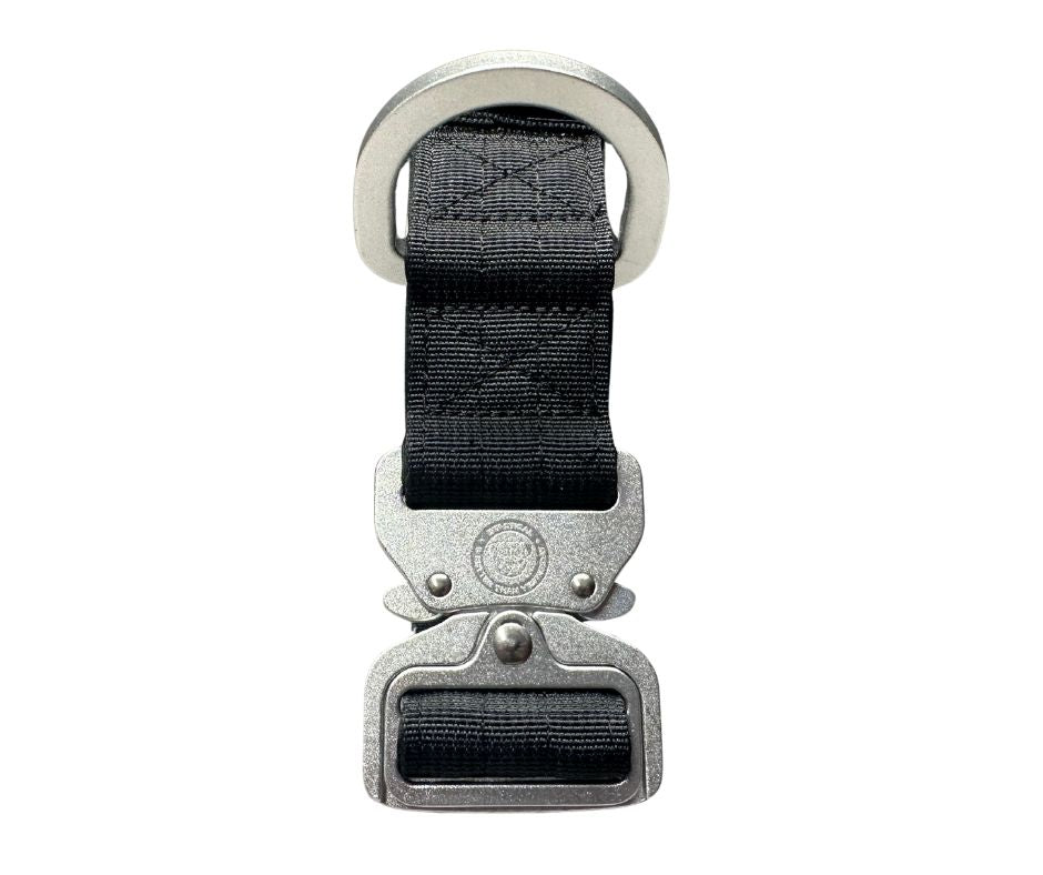 BTactical™ 4cm Tactical Dog Collar with GPS Tracker Pocket | Midnight Black
