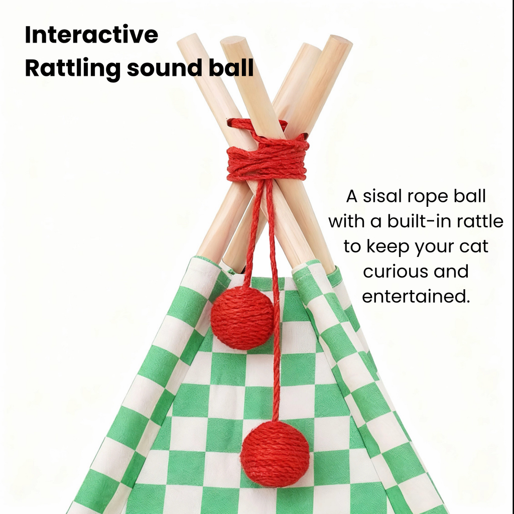 zeze Cat Camping Tent | Portable Indoor & Outdoor Cat Hideaway