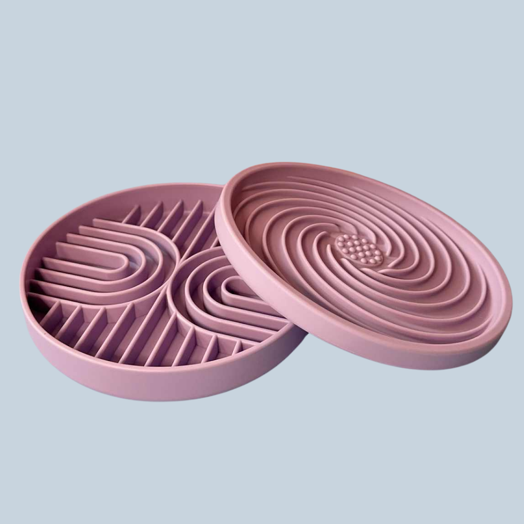 Slow & Steady - 2-in-1 Slow Feeder Bowl & Lick Mat | Calmer Mealtimes