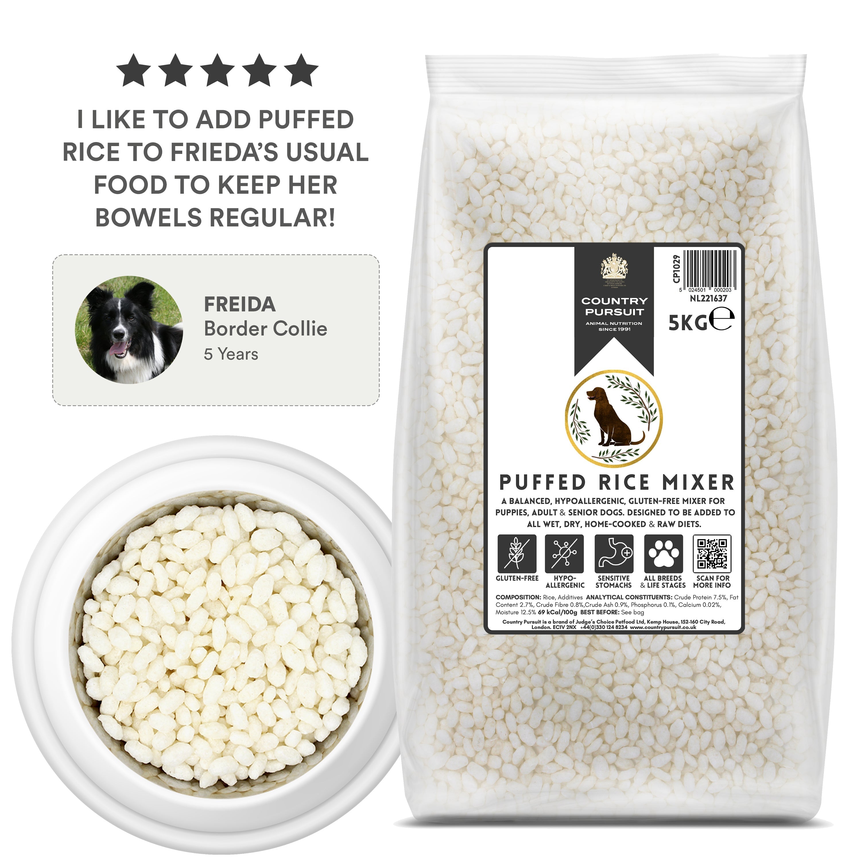 Country Pursuit Puffed Rice Mixer 5kg