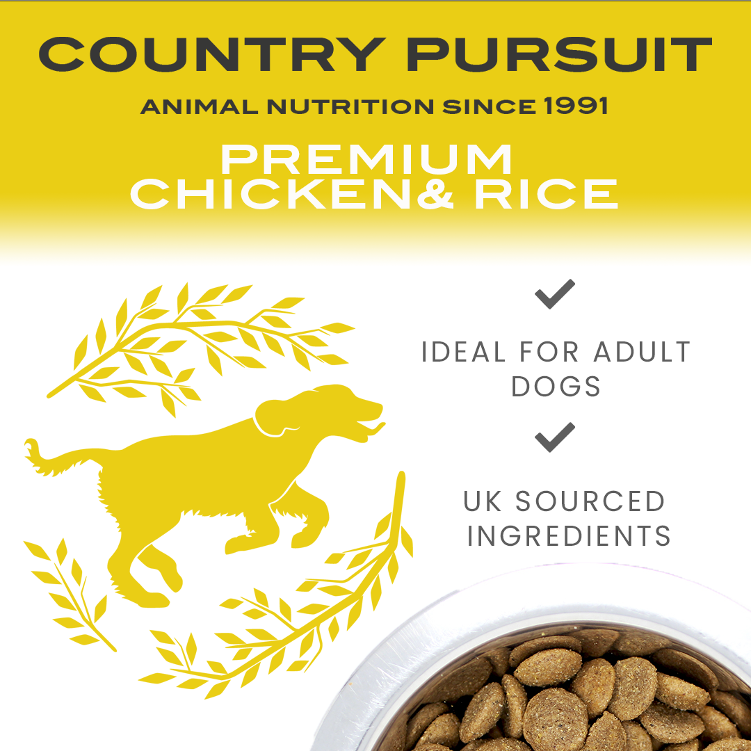 Country Pursuit Premium Chicken & Rice Adult Dry Dog Food - 300g Sample