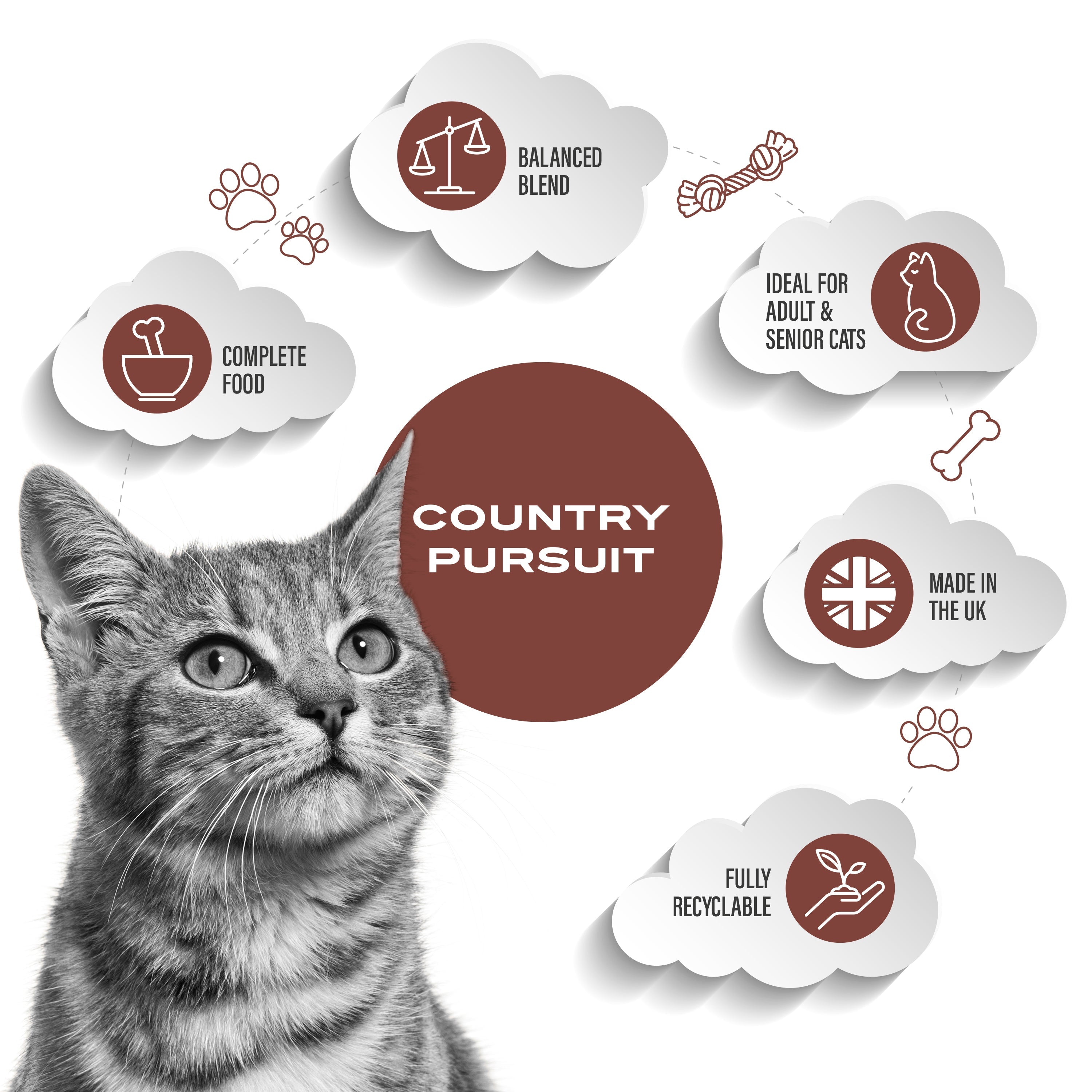 Country Cat Dry Food - 2.5kg