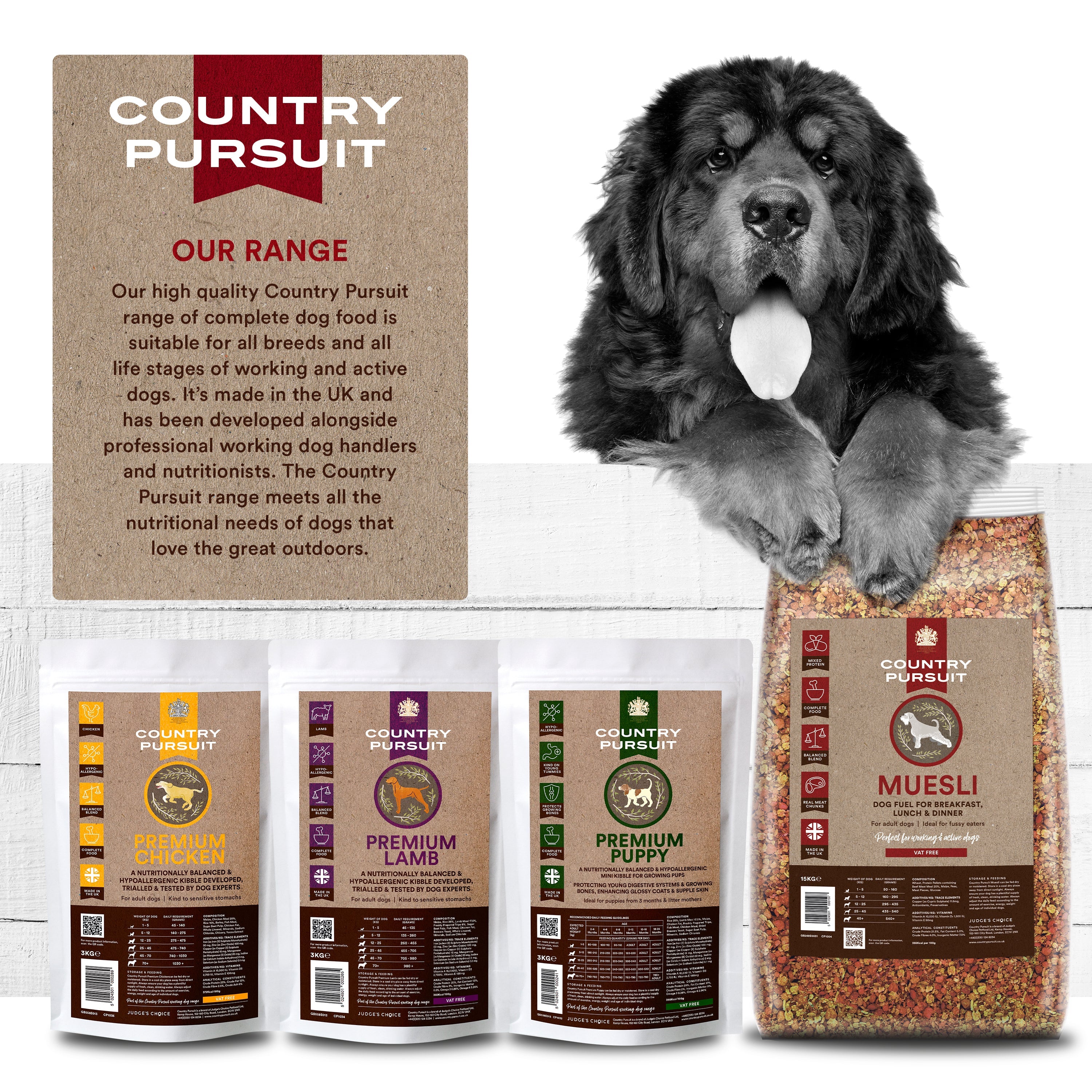 Country Pursuit Muesli Complete Adult Semi-Moist Dog Food 300g Sample