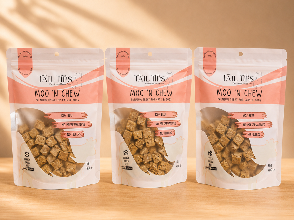 Moo N' Chew - 100% Freeze-Dried Beef Treats Pure & Natural 40g pack