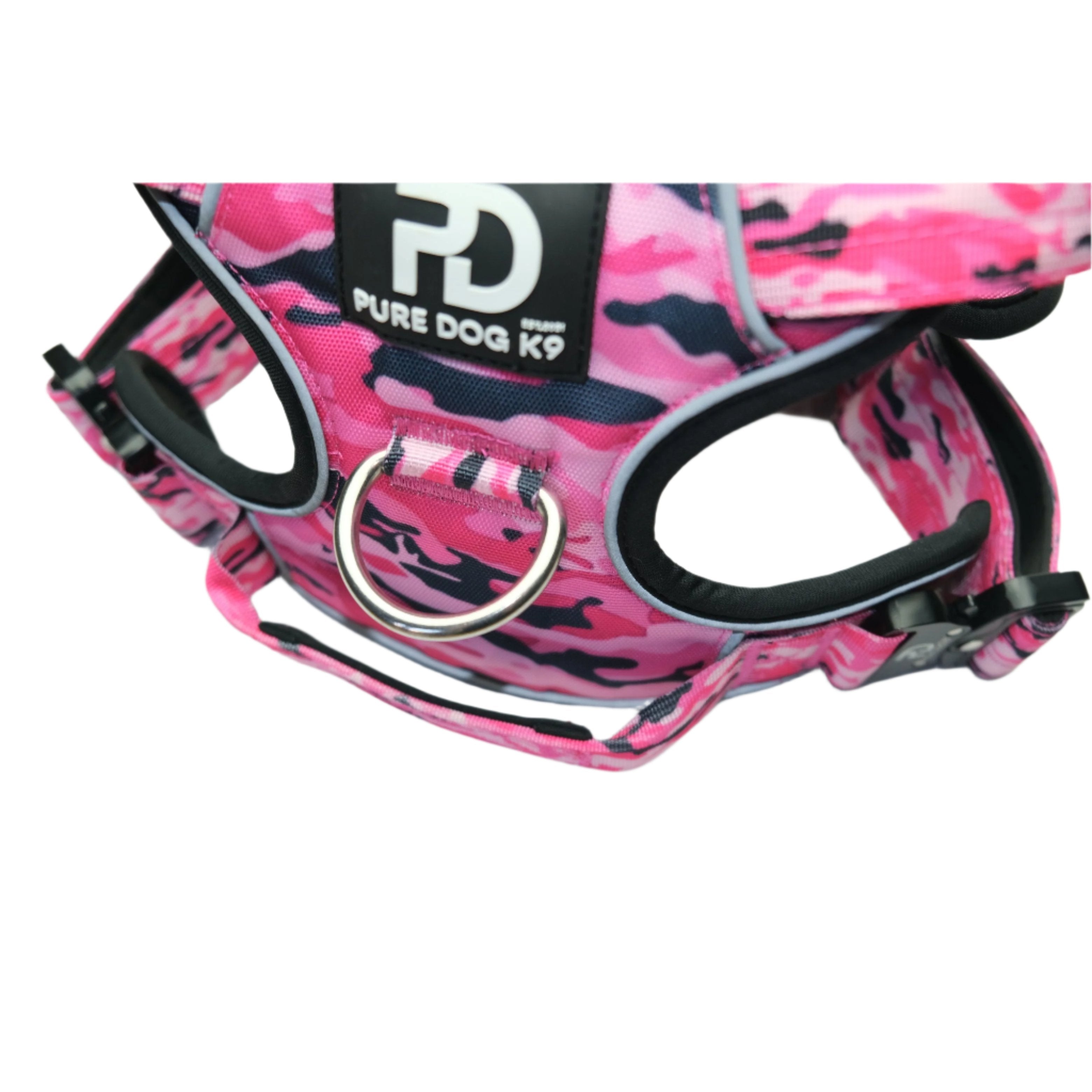 Pure Dog K9 Comfort Dog Harness | Pink Camo