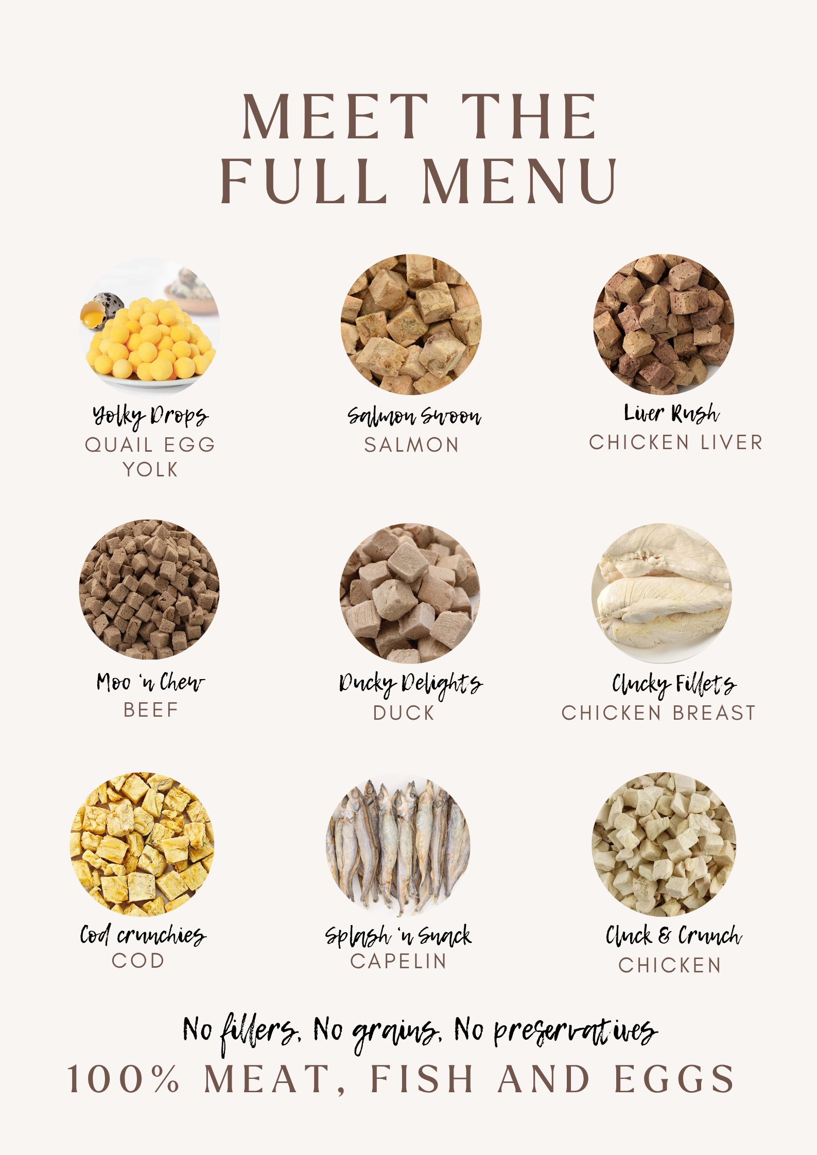 Cluck & Crunch - 100% Freeze-Dried Chicken Treats | Tail Tips UK | 50g pack