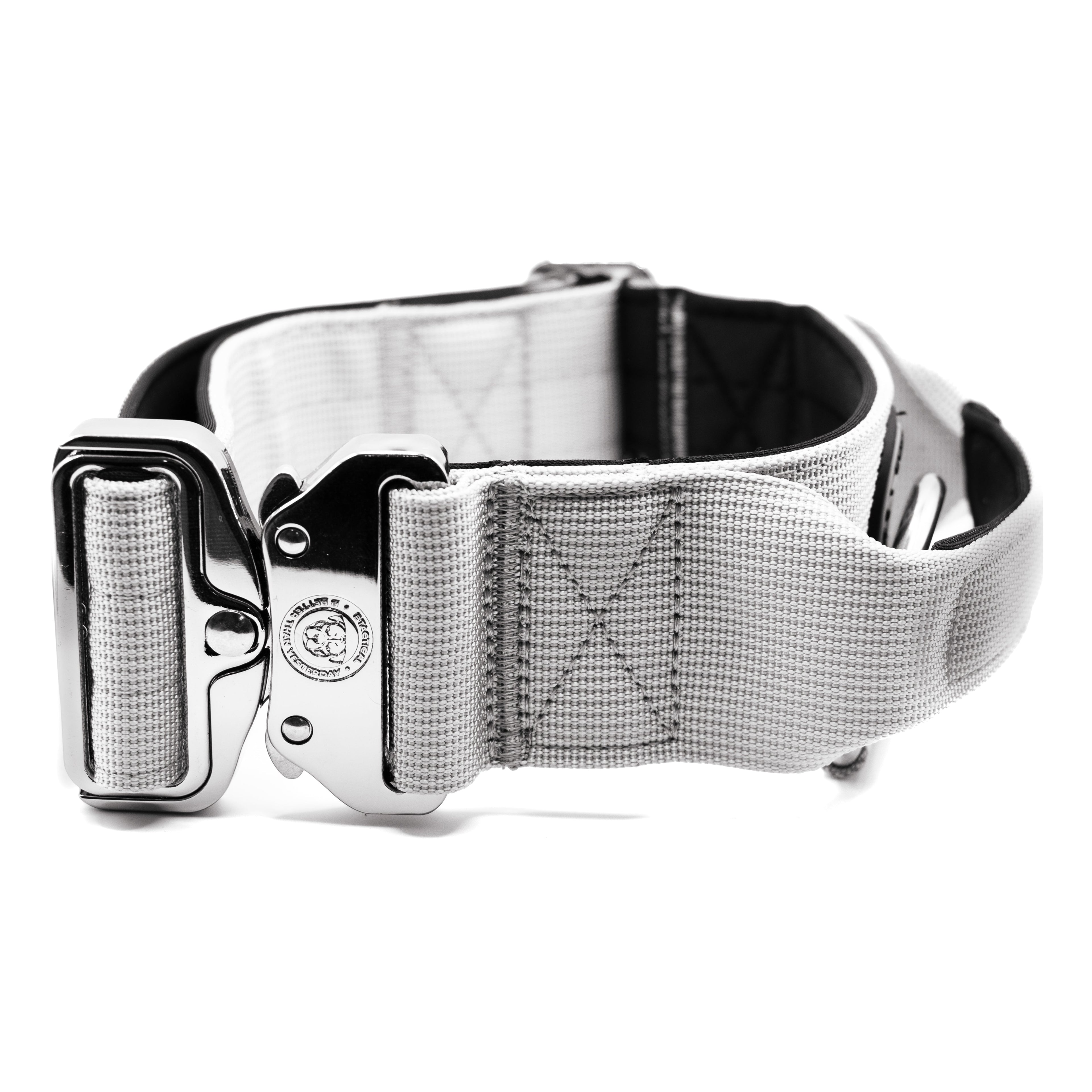 BTactical™ 5cm Tactical Dog Collar with Handle | Misty Grey