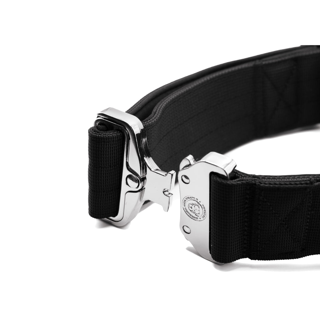 BTactical™ 5cm Tactical Dog Collar with Handle | Midnight Black