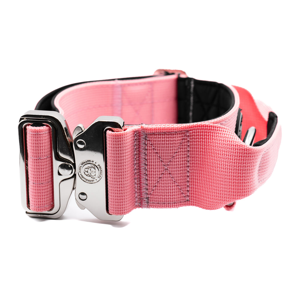 BTactical™ 5cm Tactical Dog Collar with Handle | Pretty Pink