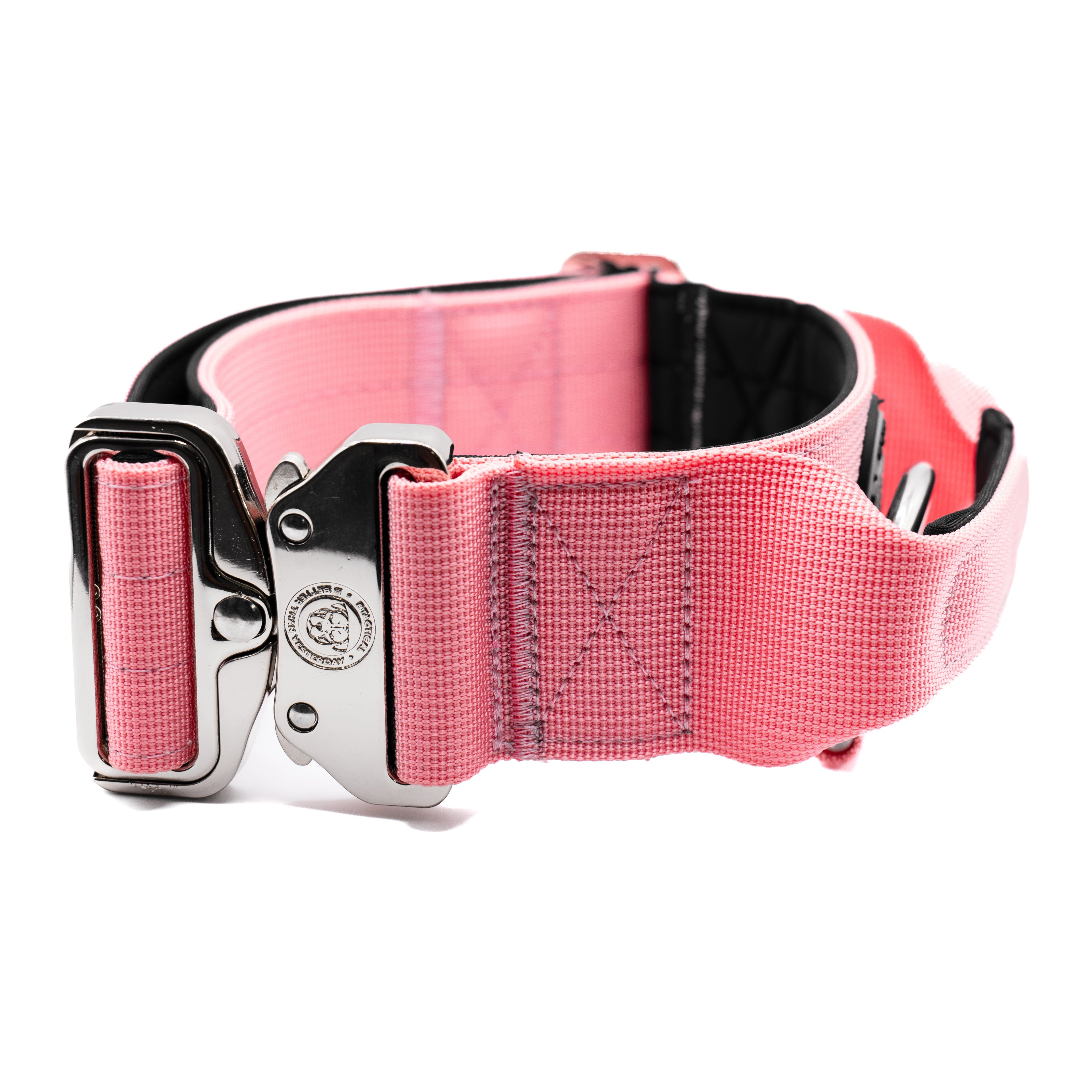 BTactical™ 5cm Tactical Dog Collar with Handle | Pretty Pink