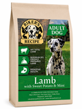 Riker's Recipe Lamb & Sweet Potato with Mint | 50% Lamb Complete Adult Dog Food | 12kg