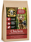 Riker's Recipe Chicken & Sweet Potato with Herbs | 55% Chicken Complete Small Breed Dog Food | 2kg