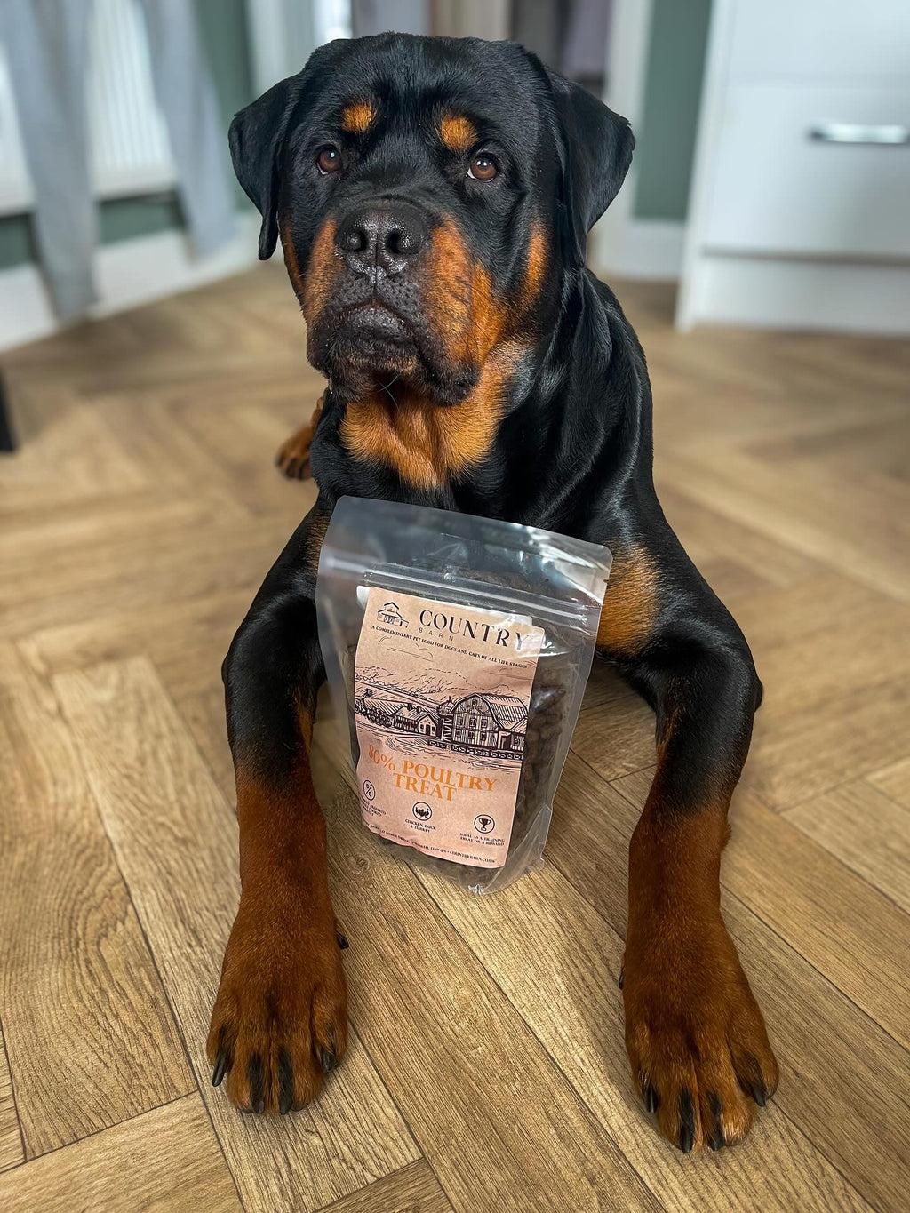Country Barn Chicken, Duck & Turkey Dog Treats | 80% Freshly Prepared Poultry