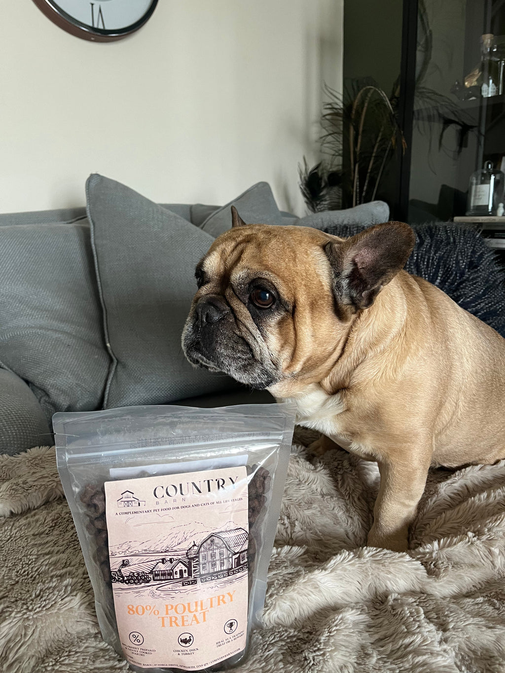 Country Barn Chicken, Duck & Turkey Dog Treats | 80% Freshly Prepared Poultry