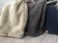Premium Sherpa Fleece Dog Blanket - Handmade, Soft & Machine Washable | 2 Sizes, 3 Colours