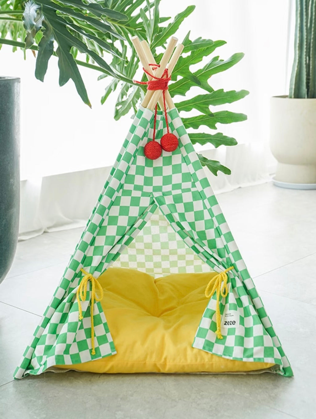 zeze Cat Camping Tent | Portable Indoor & Outdoor Cat Hideaway