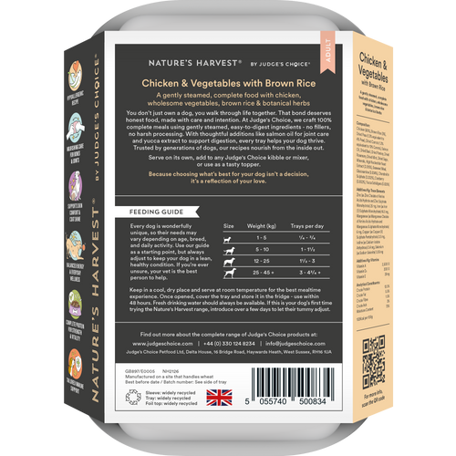 Chicken & Vegetables with Brown Rice Wet Dog Food - Adult